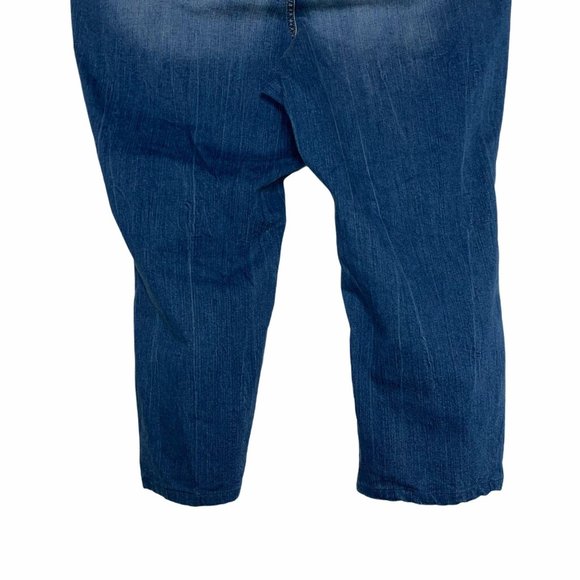 Torrid Distressed Straight Leg Crop Jeans 26 25 - Picture 9 of 9